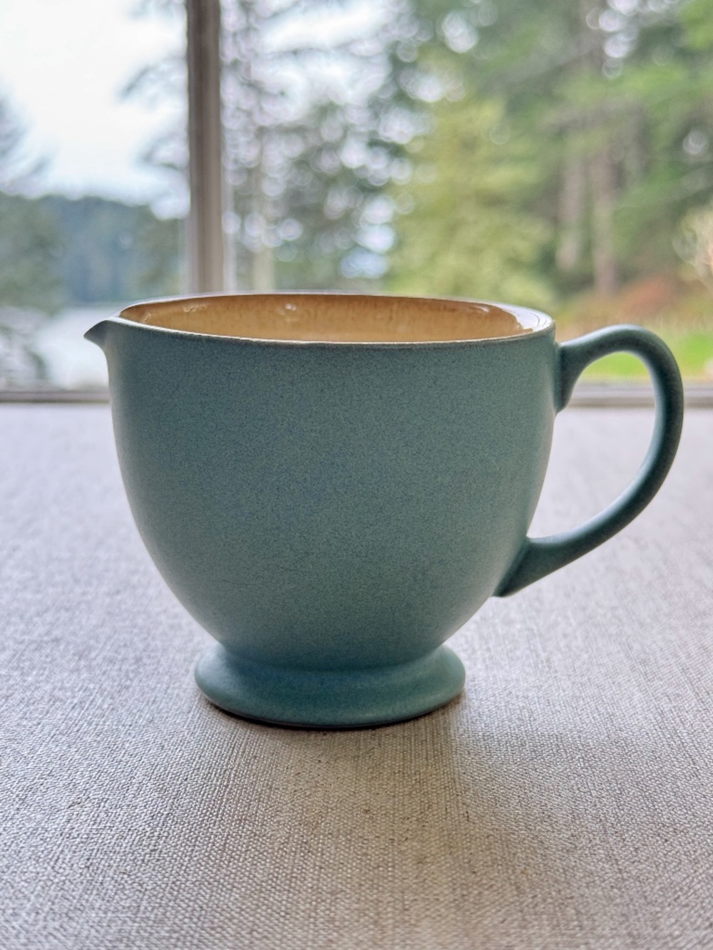 Denby Luxor Stoneware Cream Jug (Discontinued 1995–2001, Made in England)